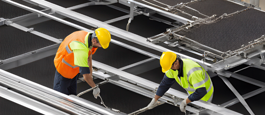 cable tray barrier strip